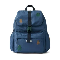 Liewood Schulrucksack Christine „Robots / Indigo blue“, 36x28x14cm