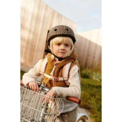 Liewood Kinder-Fahrradhelm Hilary „Mini Leo / Oat“, XS, 44-48cm