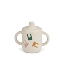 Liewood Neil Silikon Becher „Bunny / Sandy“, 150ml