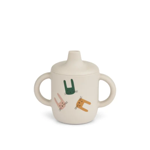 Liewood Neil Silikon Becher „Bunny / Sandy“, 150ml