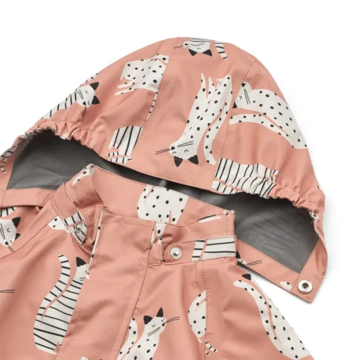 Liewood Softshell Regenjacke Pedia „Cat / Tuscany rose“