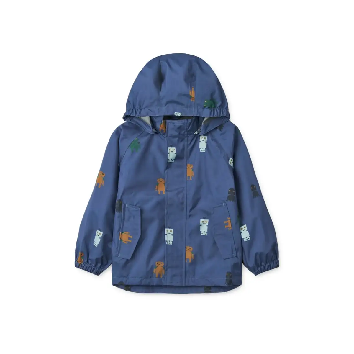 Liewood Softshell Regenjacke Pedia „Robots / Indigo blue“