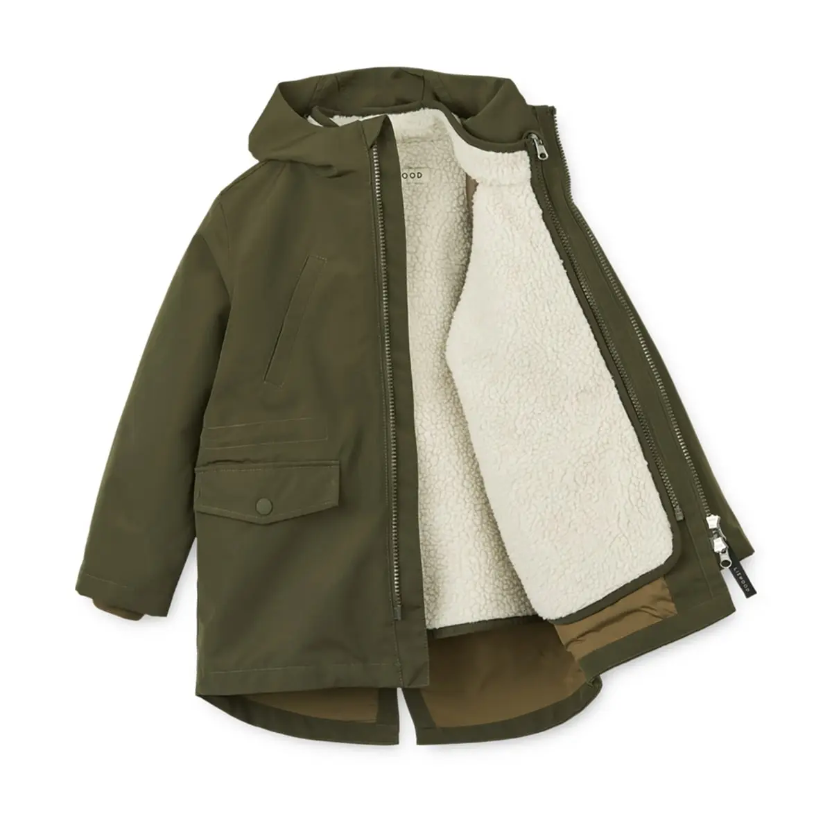 Liewood 2-in-1 Parker-Jacke Timber