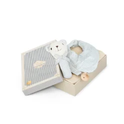 Cam Cam Baby-Geschenkset „Classic Stripes Blue“, GOTS