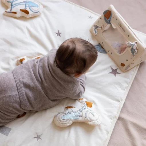 Cam Cam Babyspiegel Tummy Time „Bicycles“, OCS