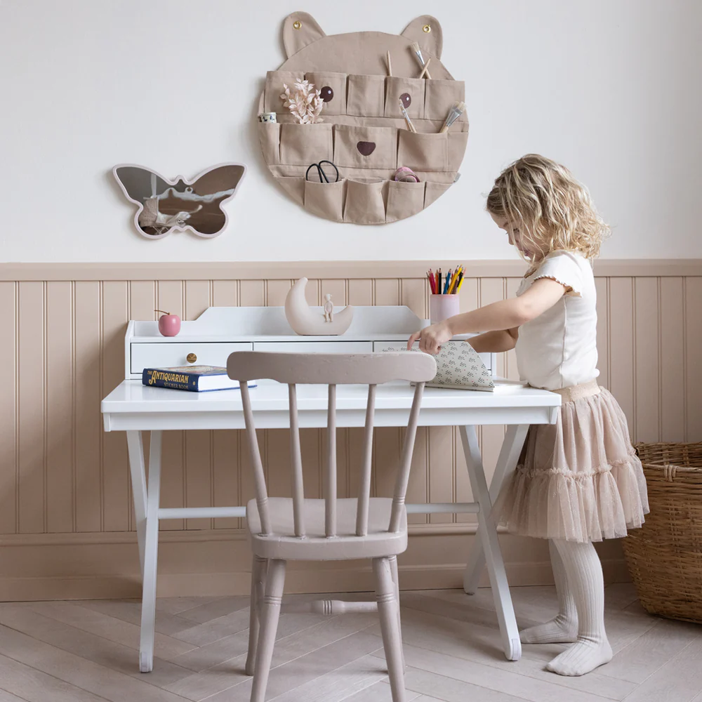 Cam Cam Hängender Organizer „Bär / Latte“ GOTS, 50x50cm