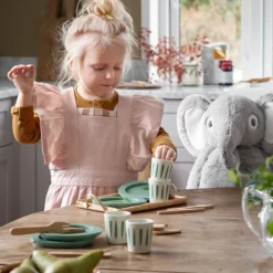 Geschirr-Set für 4, Holz, FSC™ 100%