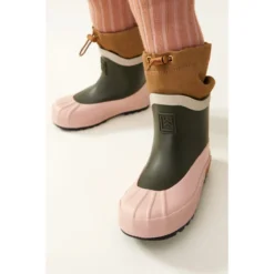 Liewood Gummistiefel Isaac „Army brown / Multi mix“
