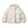 Liewood Kapuzen-Pufferjacke Giovanna „Double dot / SIlver lining“