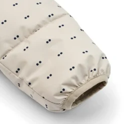 Liewood Kapuzen-Pufferjacke Giovanna „Double dot / SIlver lining“