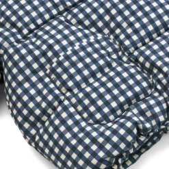 Liewood Kapuzen-Pufferjacke Giovanna „Check Classic navy / Dark sandy“