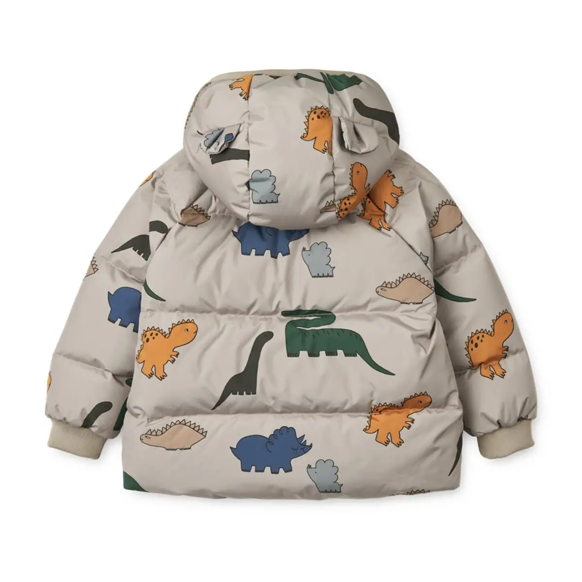 Liewood Polle Daunenjacke für Kinder „Dinosaurs / Mist“