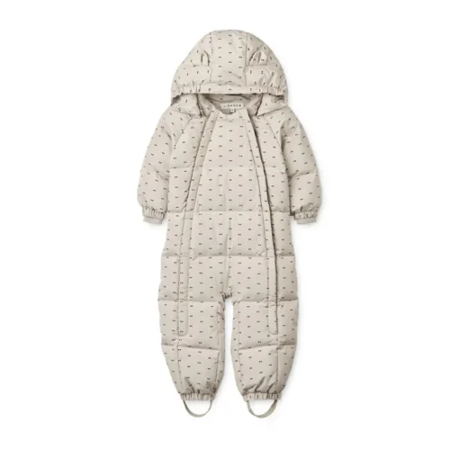 Liewood Baby Daunen Schneeanzug Sylvie „Double dot / Silver lining“