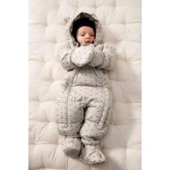 Liewood Baby Daunen Schneeanzug Sylvie „Double dot / Silver lining“
