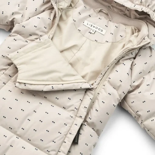Liewood Baby Daunen Schneeanzug Sylvie „Double dot / Silver lining“