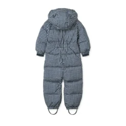 Liewood Baby Daunen Schneeanzug Sylvie „Check Classic navy / Dark sandy“