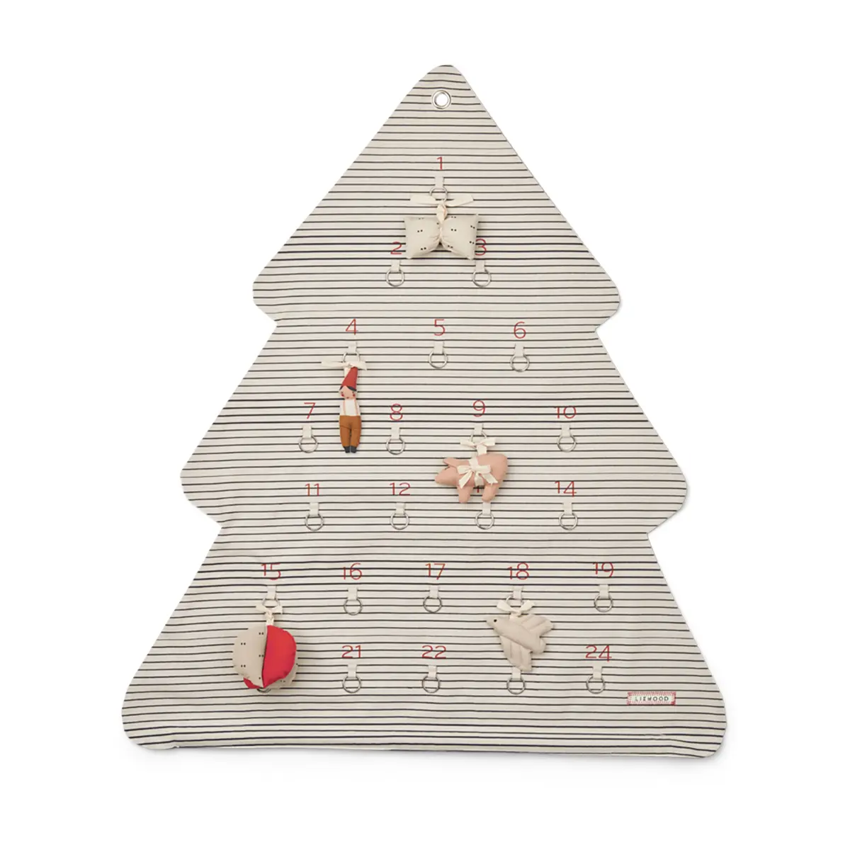 Liewood Weihnachtskalender Natalie „Stripes Sandy : Classic navy“