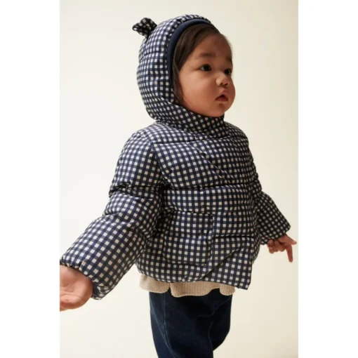 Liewood Kapuzen-Pufferjacke Giovanna „Double dot / SIlver lining“, Gr. 74-98 – Bild 8