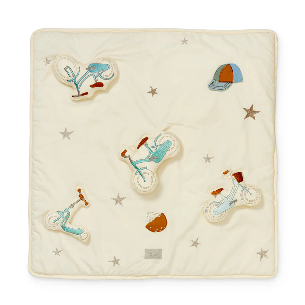 Cam Cam Activity Spielmatte „Bicycles“, OCS, 80x80cm-3