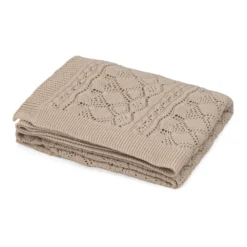 Cam Cam Pointelle Strick Babydecke „Hazel“, GOTS, 80x100cm