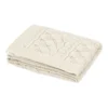 Cam Cam Pointelle Strick Babydecke „Off White“, GOTS, 80x100cm