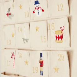 Cam Cam Weihnachtskalender, beige, 85x55cm