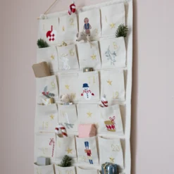 Cam Cam Weihnachtskalender, beige, 85x55cm