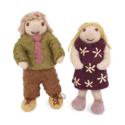 Gry & Sif Puppenhaus Puppen „Mutter und Vater“