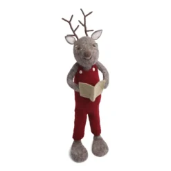 Gry & Sif Rentier „grau / Buch“ 60cm
