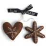 Gry & Sif Weihnachtsbaumschmuck „Lebkuchen-Set“ 2er-Set