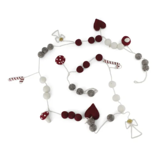 Gry & Sif Weihnachtsbaumschmuck „Weihnachtsgirlande“ 2 Meter
