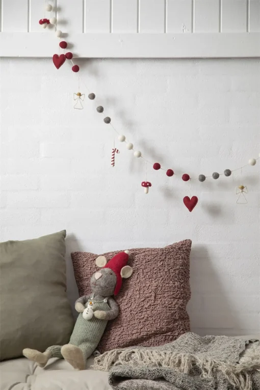 Gry & Sif Weihnachtsbaumschmuck „Weihnachtsgirlande“ 2 Meter