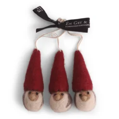 Gry & Sif Weihnachtsbaumschmuck „Wichtel“ 3er-Set