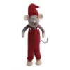 Gry & Sif Weihnachtsmaus „graue Maus / Latzhose“ 60cm