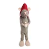 Gry & Sif Weihnachtsmaus „graue Maus / Schneemann“ 60cm