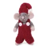 Gry & Sif Weihnachtsmaus „graue Maus / rote Hose“ 10cm