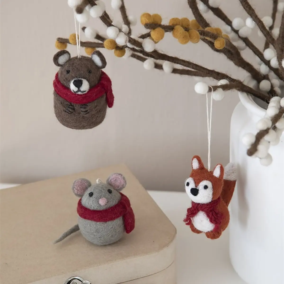 Gry & Sif Weihnachtstiere „Braunbär“