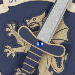 Konges Sløjd Kinderkostüm-Set „Ritter“, Schild und Schwert, midnight navy