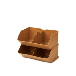 Liewood Aufbewahrungssystem Rosemary „Golden caramel“, medium, 2er-Set, 12x28x18cm-1