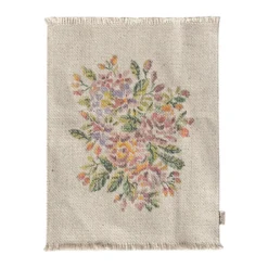Maileg Miniatur-Teppich, Blumen, groß, 21x15,5cm