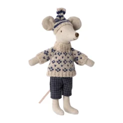 Maileg Papa Wintermaus mit Ski