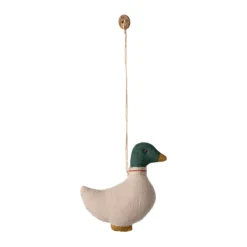 Maileg Weihnachtsbaumschmuck Ente aus Baumwolle „grün“