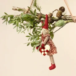 Maileg Weihnachtsbaumschmuck Herz aus Metall „rot“ 6cm