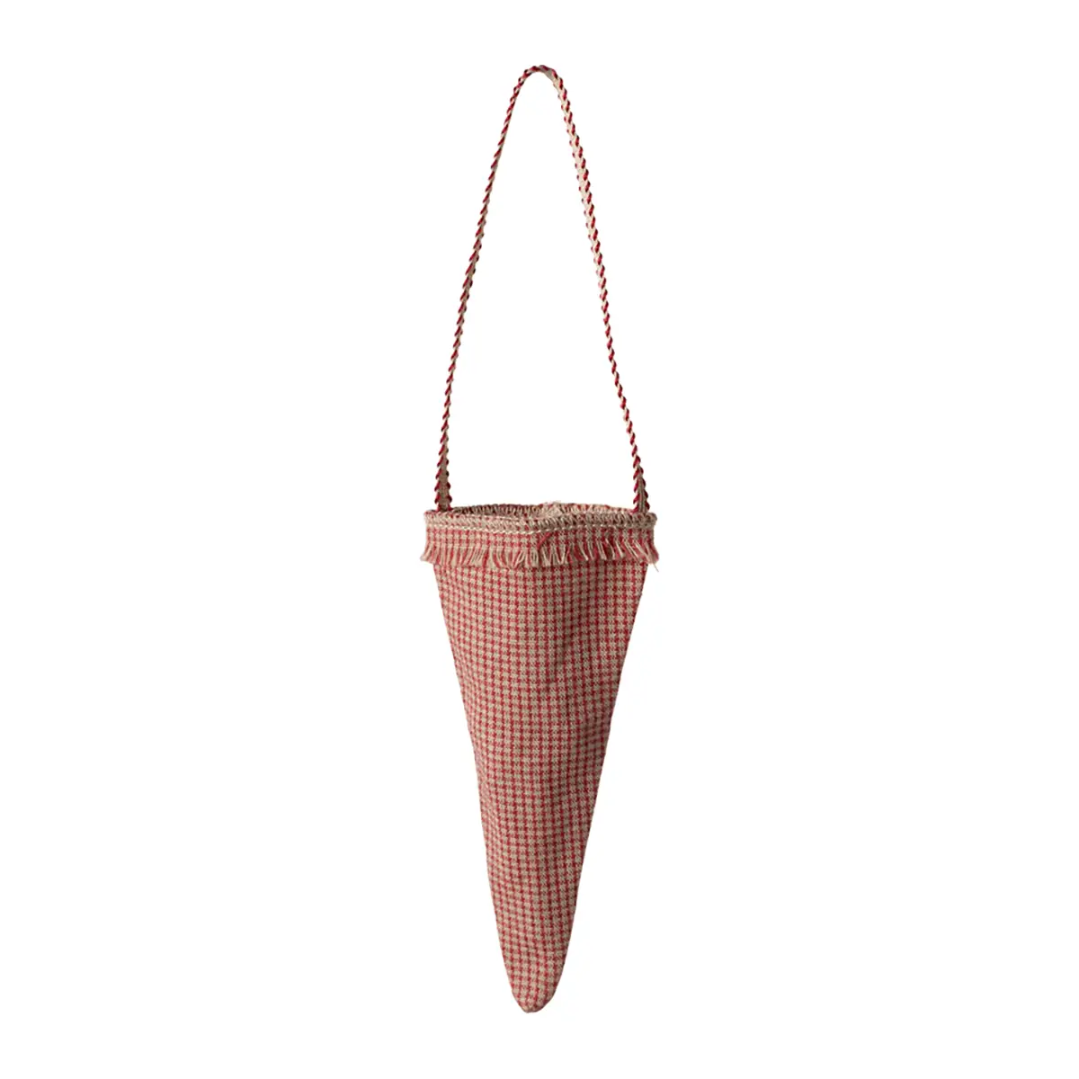 Maileg Weihnachtsbaumschmuck Kornett-Ornament „Schachbrett“ 11cm