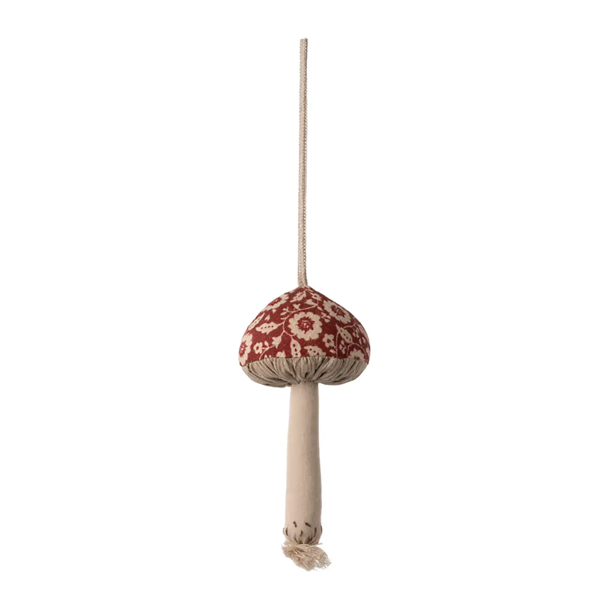 Maileg Weihnachtsbaumschmuck Stoffpilz „Winterblume , rot“, H12cm