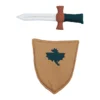 Fabelab Kinderkostüm Ritter - Schild und Schwert „Olive“