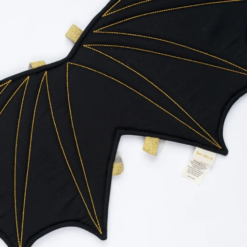 Fabelab Kinderkostüm Fledermaus-Flügel „Schwarz“