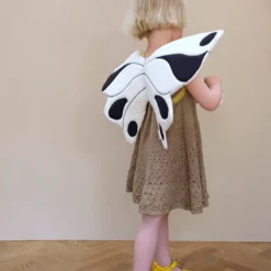 Fabelab Kinderkostüm Schmetterlings-Flügel „natur“