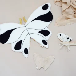 Fabelab Kinderkostüm Schmetterlings-Flügel „natur“