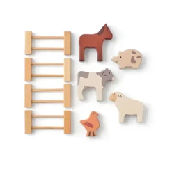 Kids Concept Bauernhof Tiere und Zaun-Set